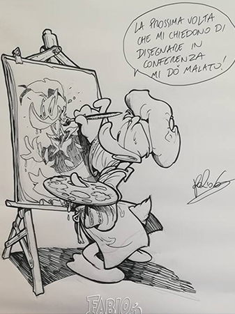 Paperino in conferenza
