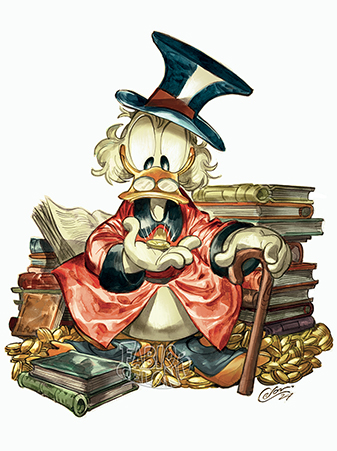 Paperone tra i libri