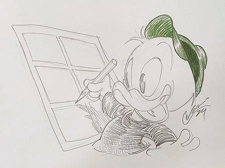 LOUIE LOVES TO DRAW